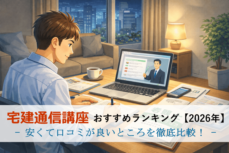 宅建通信講座おすすめ