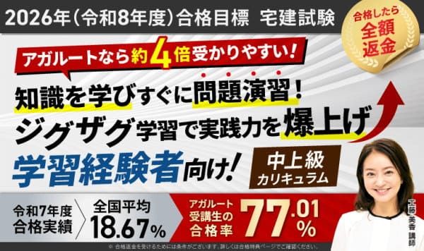 アガルート宅建通信講座