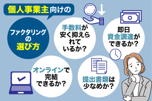 ファクタリングの選び方